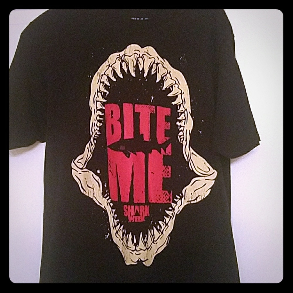 Mens shark week tshirt
